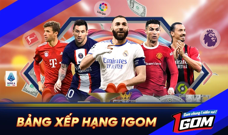 1Gom cung cấp bảng xếp hạng bóng đá được cập nhật liên tục