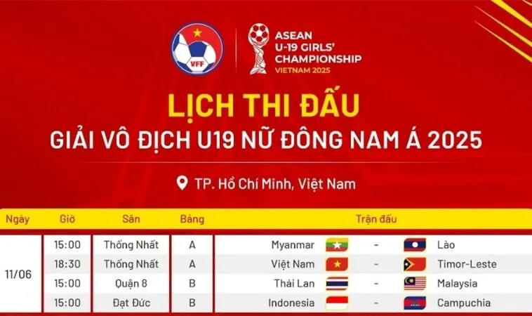 Cập nhật lịch thi đấu bóng đá liên tục tại 1Gom